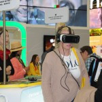 A realidade virtual faz parte do estande da Embratur