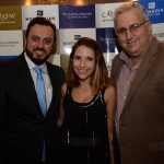 Adilson Melo, da NCL, com Fernanda Siufi e Claudio Siufi, da Majestur