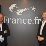 André Raynaud, responsável pela promoção da Atout France na América Latina, e Caroline Putnoki, diretora da Atout France na América Latina