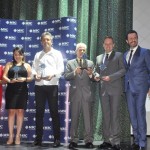Aquarius, Quero Navegar, Jund Turismo, Orlatur e Supervia Viagens foram os vencedores da categoria TOP MSC Yatch Club e receberam o prêmio de Eduardo Simões, da MSC