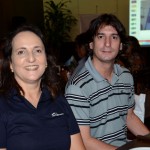 Beatriz Malavasi, da Marigá Lazer, e Jefferson Gimenes, da Polinésia Turismo Beatriz Malavasi, da Marigá Lazer, e Jefferson Gimenes, da Polinésia Turismo