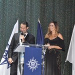 Bruno Cordaro, da MSC, e Flávia Cavalcanti, foram os mestres de cerimônia Bruno Cordaro, da MSC, e Flávia Cavalcanti, foram os mestres de cerimônia