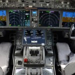 Cabine de comando do B787-8 Dreamliner