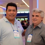 Carlos Francisco, da Diferenza Turismo, e José, da Pódium Turismo