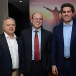 Carlos Prado, da Tour House, Fabio Mader, da CVC, e Juarez Cintra Neto, da Ancoradouro