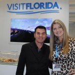 Claudio Dasilva, do M&E, Meagan Dougherty, do Visit Florida