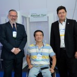 Clovis Casemiro, coordenador do Brasil da IGLTA, Ricardo Shimosakai, Diretor da Turismo Adaptado, e Roberto Vertemati, do Beto Carrero World