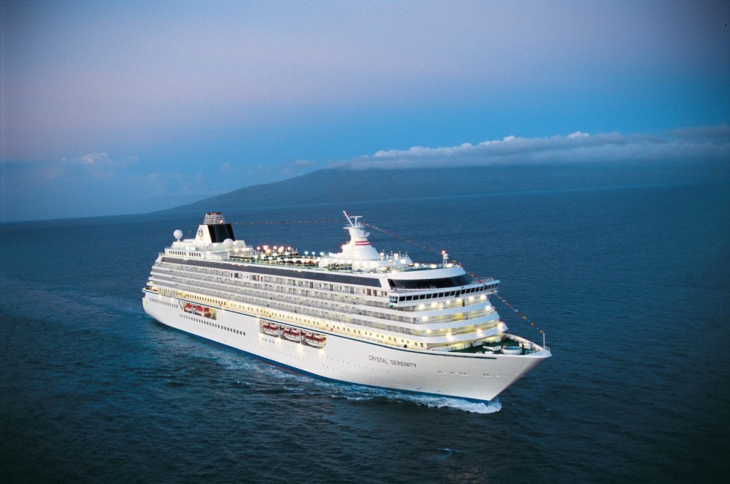 Crystal Cruises cancela saídas do Symphony, Serenity e Esprit em 2020 1 A viagem entre os Estados Unidos e a Itália será realizada pelo Crystal Serenity
