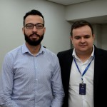 Diego Santos, da Flytour Viagens MMT, e Heitor Soares, da Europlus Diego Santos, da Flytour Viagens MMT, e Heitor Soares, da Europlus