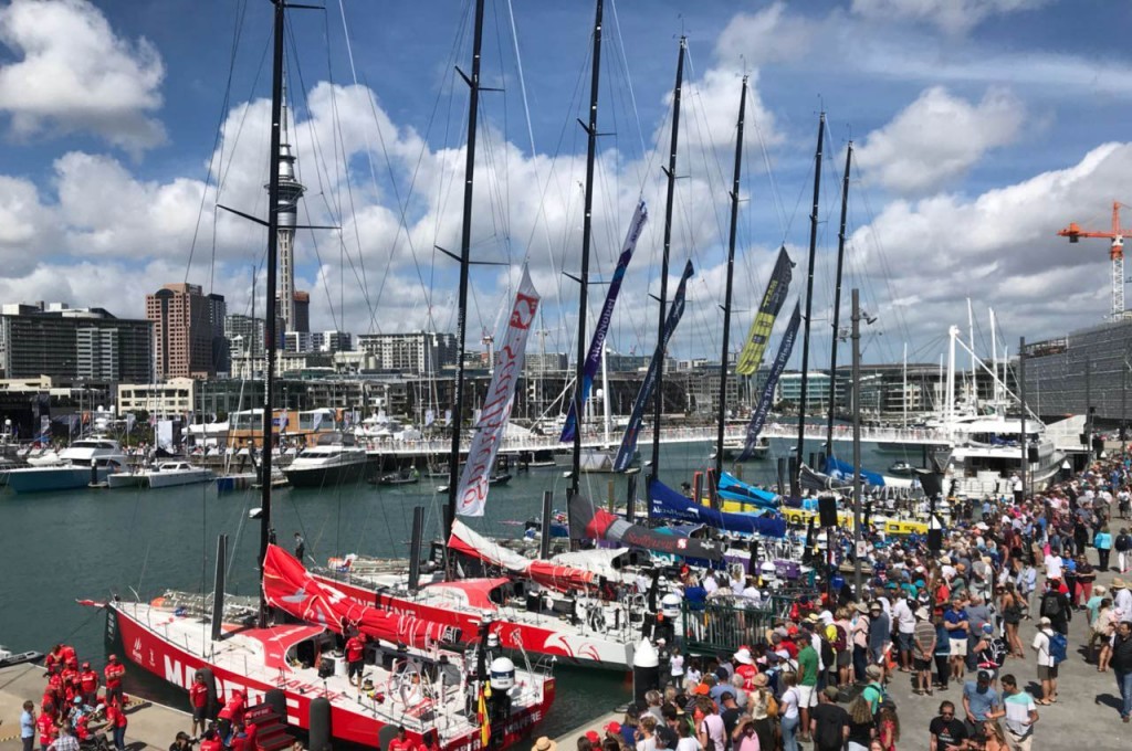 Embarcações da Volvo Ocean Race partem de Auckland com destino a Santa Catarina Primeiros barcos devem chegar a Itajaí (SC) no dia 8 de abril