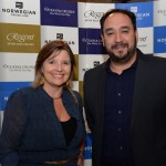 Estela Farina, da NCL, e Fernando Ravagnani, da koglin Viagens