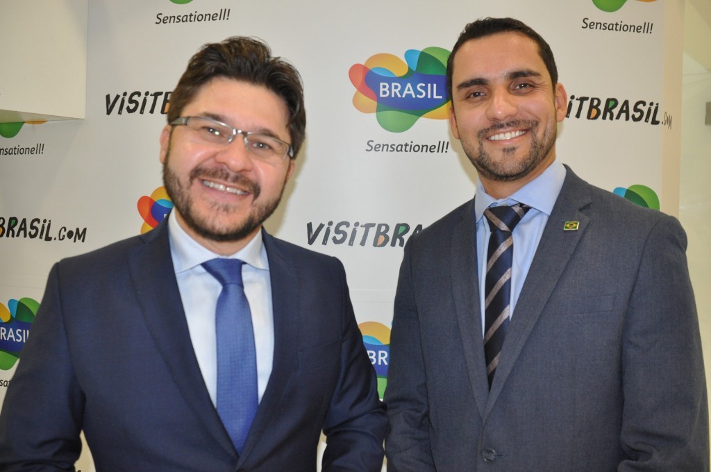Embratur lança produto de inteligência durante ITB 2018 1 Gilson Lira e Alisson Braga, da Embratur