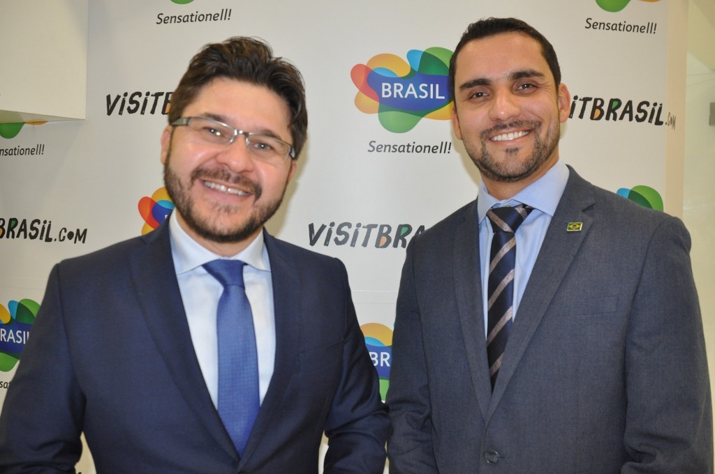 Gilson Lira e Alisson Braga, da Embratur