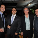 Hudson Andrade e Sávio Bromberg, do San Diego, Luiz Cláudio, cooperativo da Matriz Nobile, e Ricardo Bertino, da Nobile