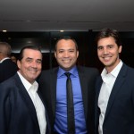 Ivo Lins, do Grupo Flytour MMTGapnet, Peterson Prado, da Avipam, e Christiano Oliveira, do Grupo Flytour MMTGapnet