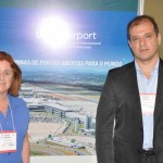 Janete Ribeiro e Cristiano Jardim do BH international Airport