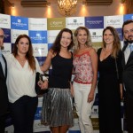 João Fernando Gonçalves e Adilson Melo, da NCL, com Adriana Banduk, da Atlantis, Thássia Burian, da Top Fly, Graziela de Camilis e Edi Merighi, da Surya Viagens