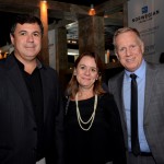 Kleber da Silva, da Abreu, com Daniela Pugliesi e Andre Mercanti, da NCL