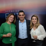 Laura Dias, da Kontik Viagens, Siderley Santos, da Maringá Turismo, e Aline Silva, da Latam