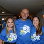 Liene Santos, José Feitosa e Luiza Leopoldo, da Flytour MMT