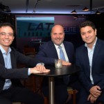 Lucas Paci, da Tyller, Carlos Vazques, da Esferatur, e Antenor Soares, da Latam