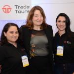 Nathalya Aranzana, Magda Nassar e Natali Siqueira, da Trade Tours