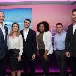 Nicolás Goldstein, Aline Silva, André Sena Keresztes, Thais Alcantara, Igor Miranda, e Rud Ribeiro, da Latam