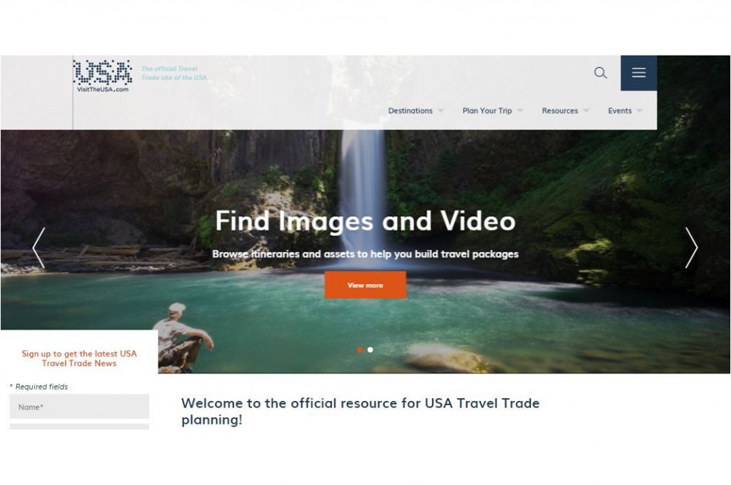 Brand USA lança nova plataforma digital Novo site possui ferramentas e design otimizados pra o trade