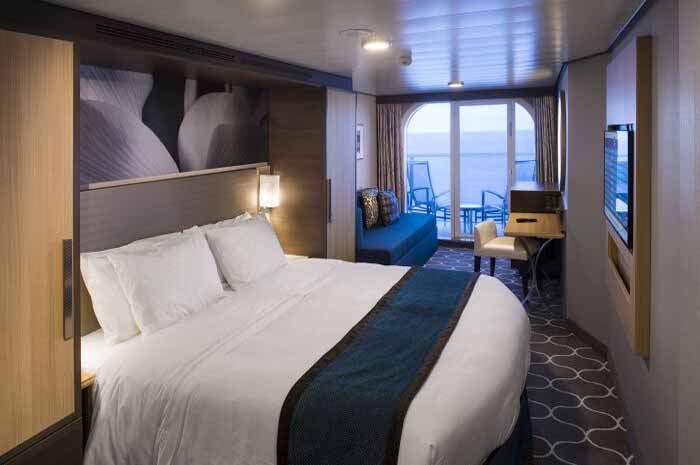 Symphony of the Seas assume posto de maior navio do mundo nesta sexta (23) 3 Cabine com vista para o mar e varanda a bordo do Harmony of the Seas