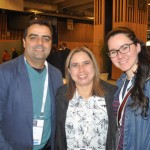Paulo Lobão, da Airfrance, com Aline Almeia e Juliana Coelho, da Viagens Mais