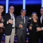 Rafael Menna, Ricardo Pompeu, Mário Albuquerque, Emiria e Roberto Bertino, da Nobile