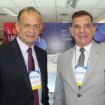 Ricardo Fazzini, secretário de Turismo, e Luis Maio, de Ilhabela