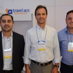Roberto Oliveira, Roberto Roman e Renato Dassan, da Travel Ace