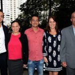 Vinicius Pereira, da GVA, Natacha Servina, Don Julie e David Germain, do Turismo de Seychelles Vinicius Pereira, da GVA, Natacha Servina, Don Julie e David Germain, do Turismo de Seychelles