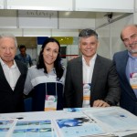 Afonso Gomes Louro, Cristiane Oliveira, Edson Akabane e Jose Roberto Pezzopane, da Visual Turismo