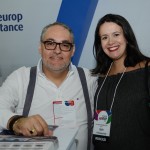 Agnaldo Abrahão, da ITA Seguro, e Juliana Assumpção, da Aviesp