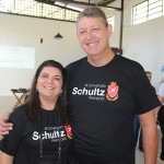 Ana Santana, diretora da Schultz no Brasil, e Aroldo Schultz, presidente da Schultz