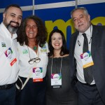 Anderson Masetto, editor do M&E, Mari Masgrau, diretora do M&E, Juliana Assumpção, diretora executiva da Aviesp, e  Michael Barkoczy, presidente da Flytour MMT
