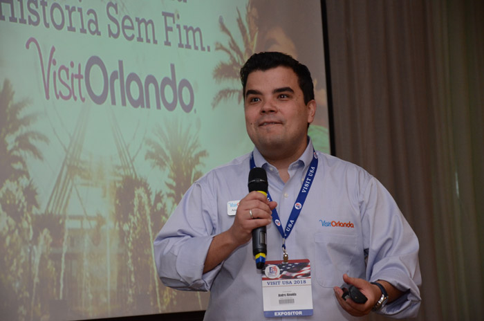 VisitOrlando promove dois dias de capacitação no Festival das Cataratas 1 Andre Almeida, do Visit Orlando