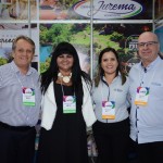 Antonio Marçal, do Grupo Prive, Rosangela Marçal, da Allegra Travel, Andressa Machado e Roberto Bacovis, do Termas de Jurema