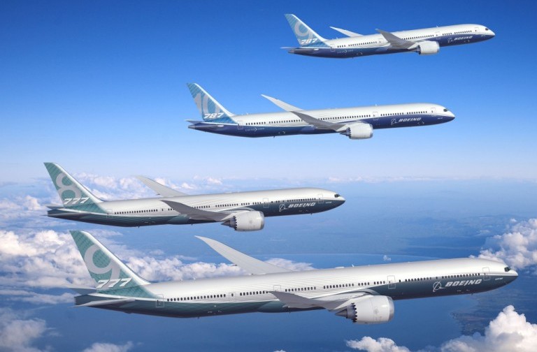 China responderá por 20% das entregas de novas aeronaves comerciais até 2042, diz Boeing 1 BOEING FAMILY B787 B777 768x614 e1618327309367 China responderá por 20% das entregas de novas aeronaves comerciais até 2042, diz Boeing