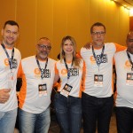Belmar Jr (RS), Rogério Gomes (RJ), Valéria Pereira (SP), Nilton Silva (BA) e Gelder Carvalho (SP), da Affinity