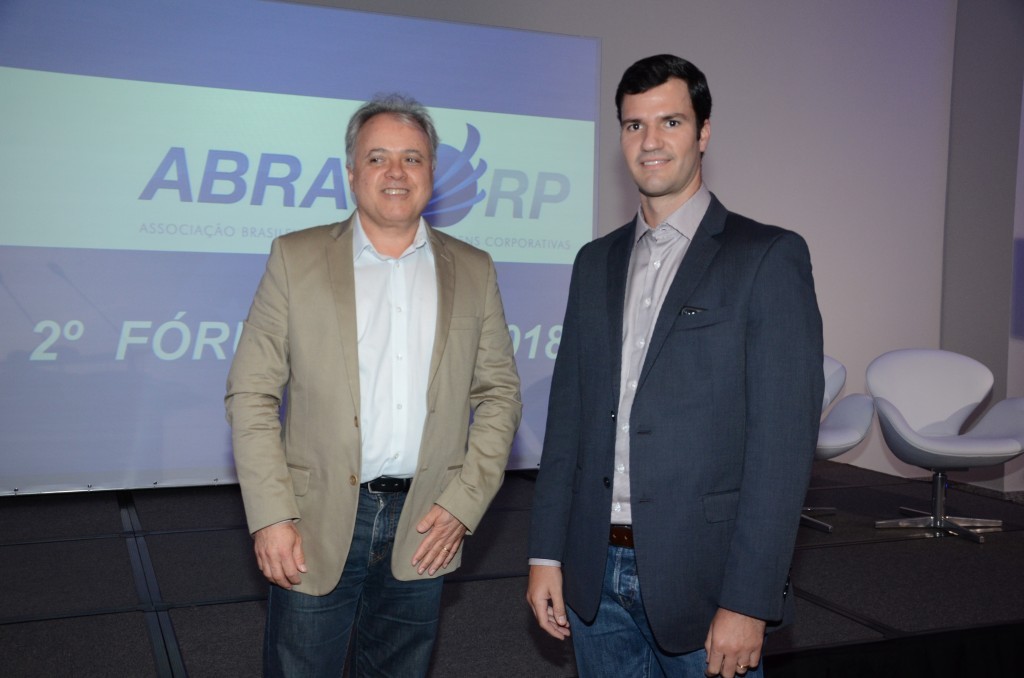 Carlos Prado e Rubens Schwartzmann, vice e presidente da Abracorp