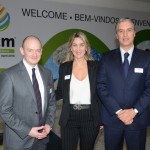 Charlie Cracknell, Luciane Leite e Fernando Fischer, da Reed Charlie Cracknell, Luciane Leite e Fernando Fischer, da Reed