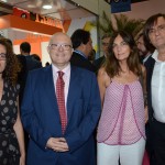 Clara Irigoyen, Juan Moralles, Maria Elvira Contreras e do turismo da Espanha, com Jean Perol, da Cap Amazon Clara Irigoyen, Juan Moralles, Maria Elvira Contreras e do turismo da Espanha, com Jean Perol, da Cap Amazon