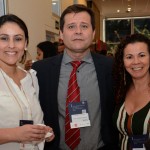 Claudia Paredes, Angelo Toppan e Francisca França, do Hotel Majestic Palace
