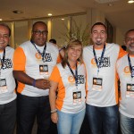 Claudio Gebenlian (SP), Geider Carvalho (SP), Eliana Pereira, Henrique Andrade (SP) e Rogério Gomes (RJ), da Affinity