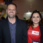 Daniel Marques e Nathalia Farah, da Secretaria de Turismo de Minas Gerais