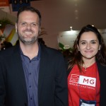 Daniel Marques e Nathalia Farah, da Secretaria de Turismo de Minas Gerais Daniel Marques e Nathalia Farah, da Secretaria de Turismo de Minas Gerais