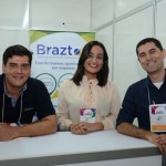 Dante Campos, Dandara Soares e Andre Lima, da Braztoa